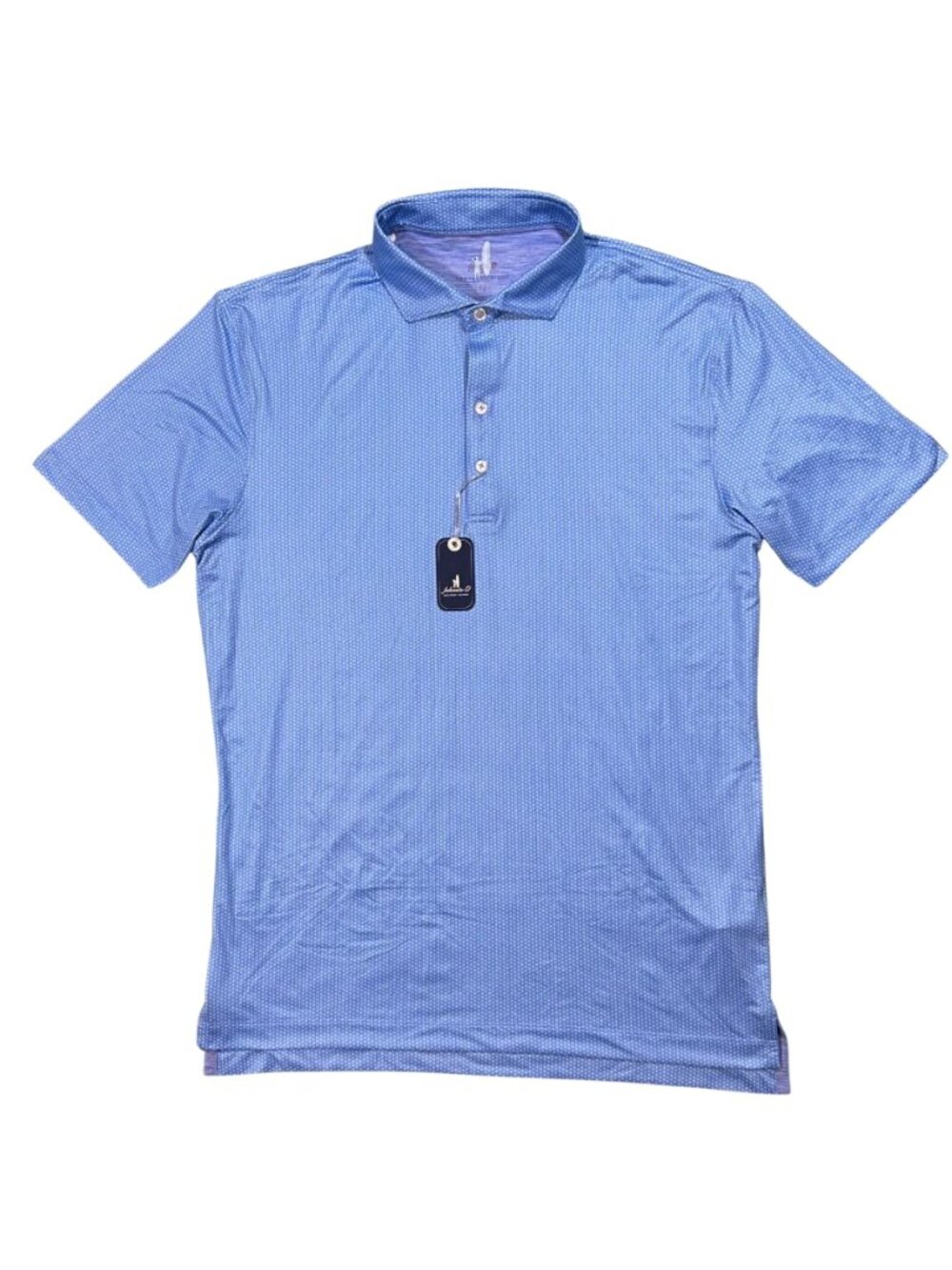 Johnnie-O Palisades Blue Marlin Featherweight Performance Polo Geo Golf NWT M